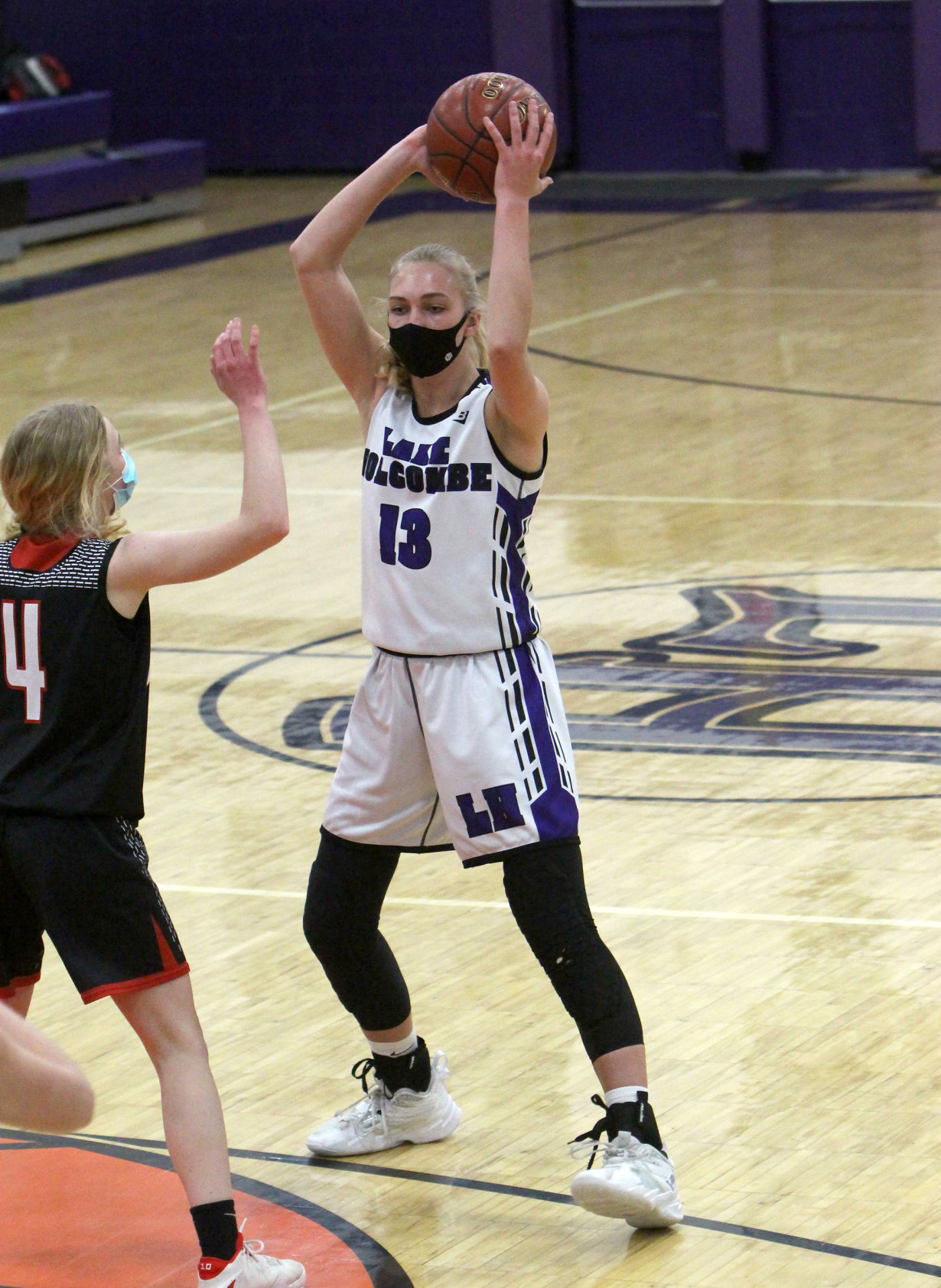 Winter at Lake Holcombe girls basketball 1-5-21